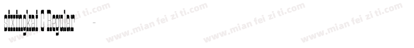 sixingkai C Regular字体字体转换